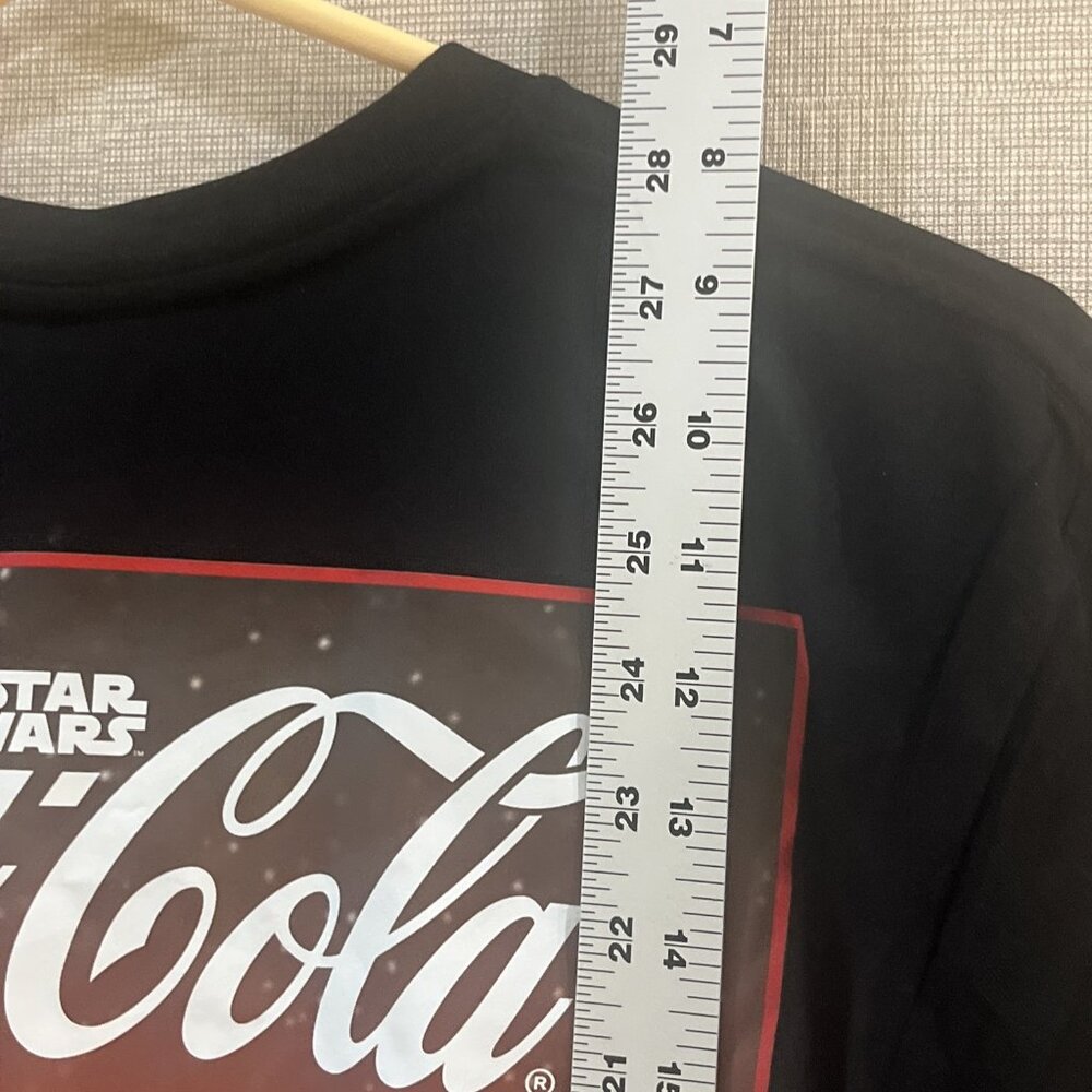 Nwot Star Wars Coca Cola Small T-shirt *EXCLUSIVE PRESS EVENT MERCH* Black 2025 - Picture 8 of 9